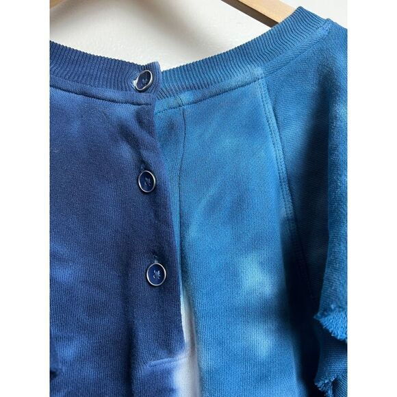 Something Navy Meghan Ruffle Tie Dye Jumpsuit Sz. XS - Picture 8 of 8